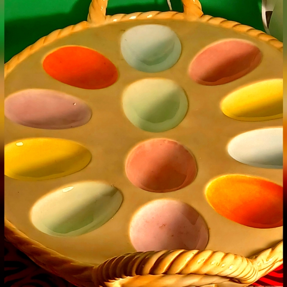 Egg Holder for Easter Eggs or Deviled Egg Holder